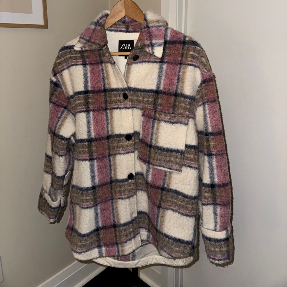 Zara Plaid Shacket